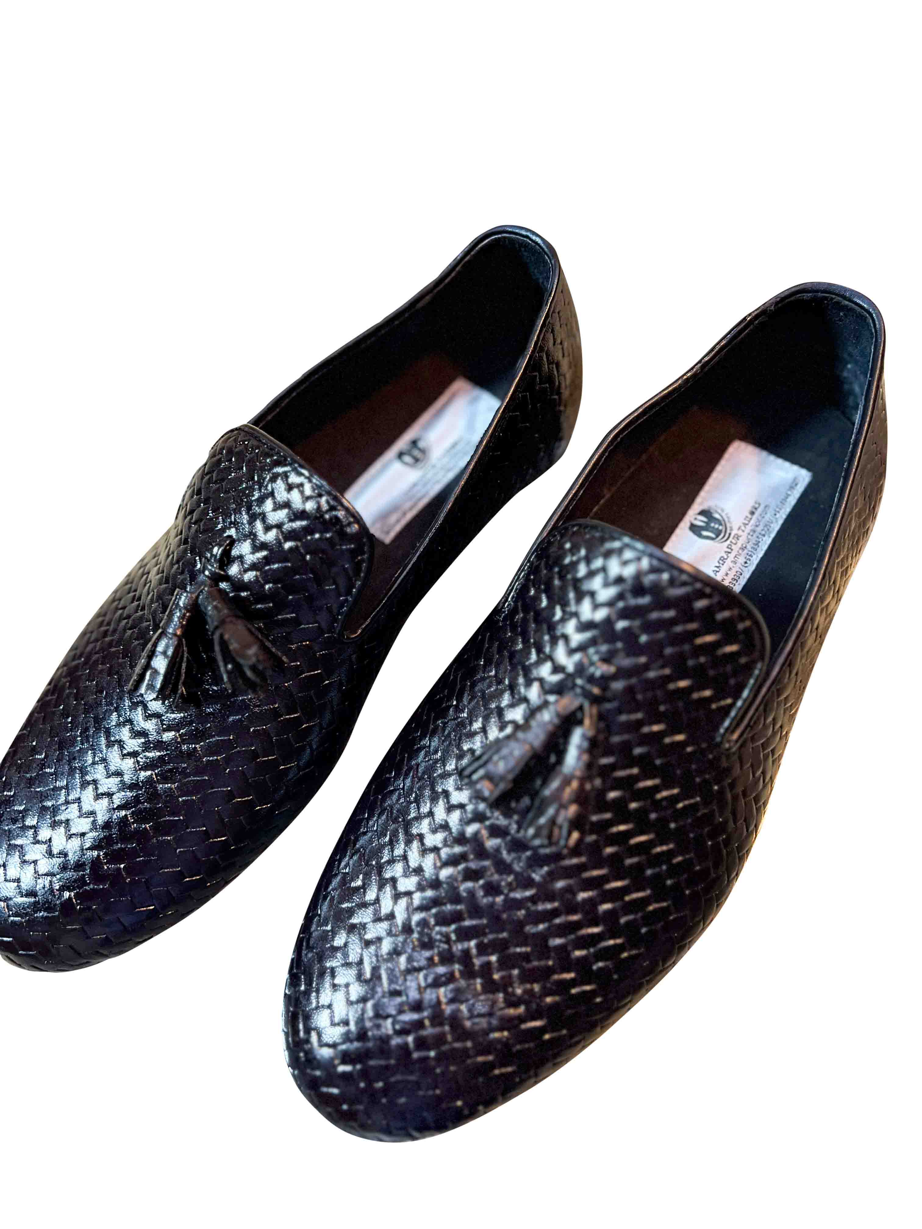 Hand Woven Leather Loafers